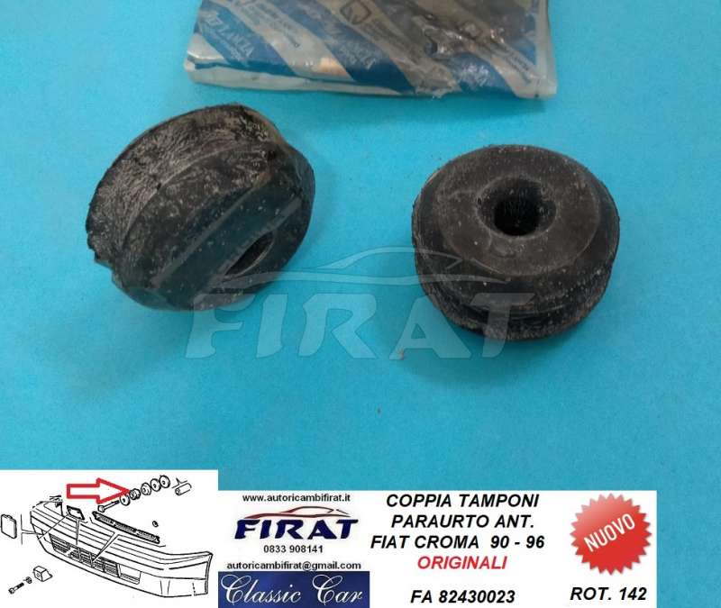 TAMPONI PARAURTO FIAT CROMA 90-96 ANT. (82430023)